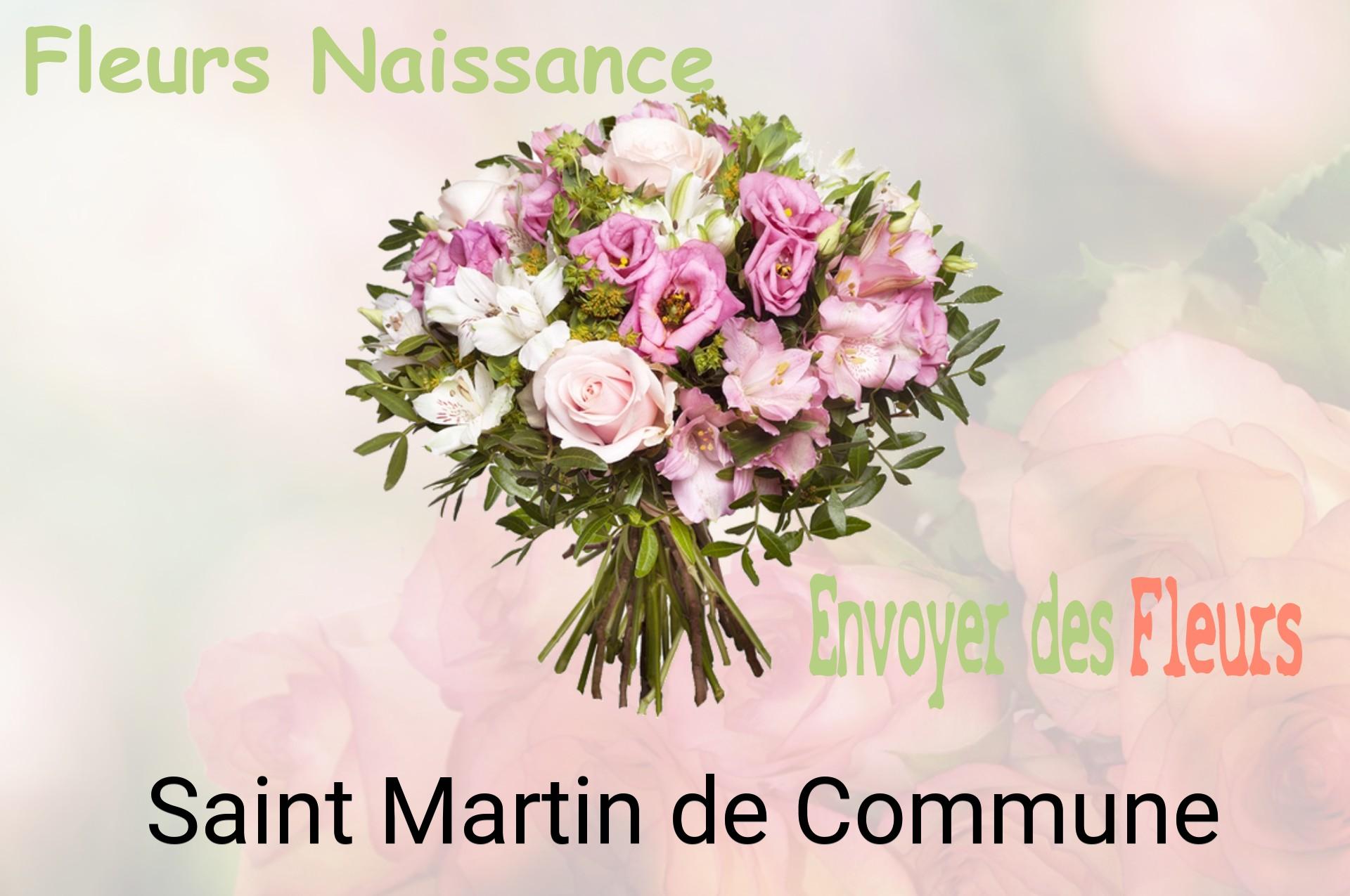 Bouquet de fleurs de naissance livré à Saint-Martin-de-Commune